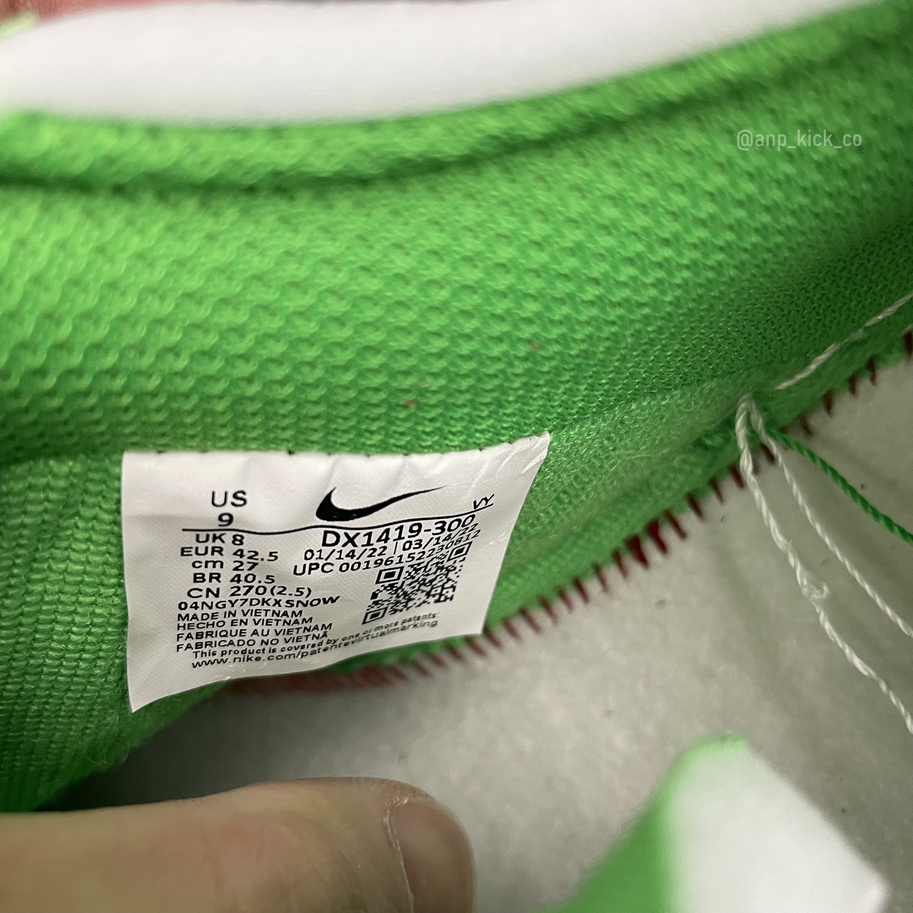 Off White Nike Air Force 1 Low Light Green (11) - newkick.cc